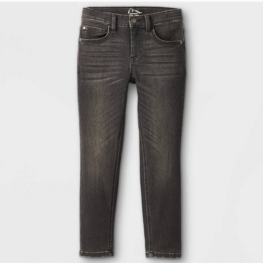 🆕️Boys' Super Stretch Super Skinny Fit Jeans, Black - HUSKY